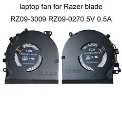 Laptop CPU Lüfter Für Razer Blade 15 RZ09-0270 02705E76 RZ09 3009 E97 GPU Kühler Kühler Lüfter Neue DFS5K 121142621 FLK7 FL6S