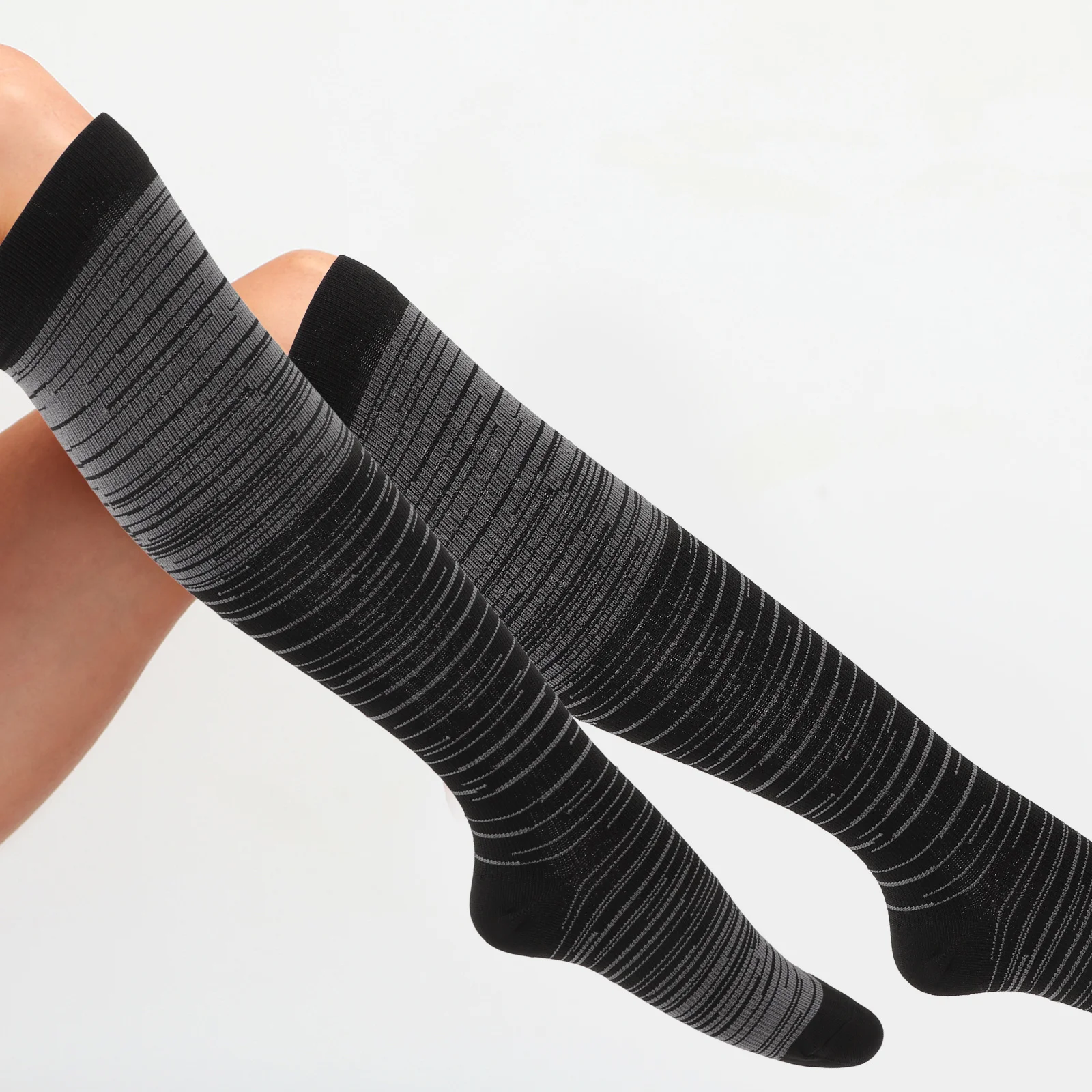 زوجان من جوارب العجل الرياضية، جوارب ضغط للرجال والنساء، ملابس الجري والتدريب والمشي في صالة الألعاب الرياضية، أحذية داعمة مرنة #6