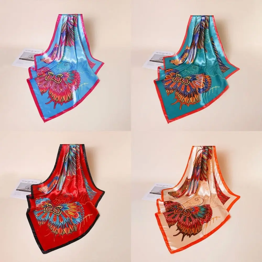 

Мусульманский тюрбан с принтом, шелковая ткань, повязка на голову с ретро-узором, богемный стиль, эластичный материал, эластичная бандана