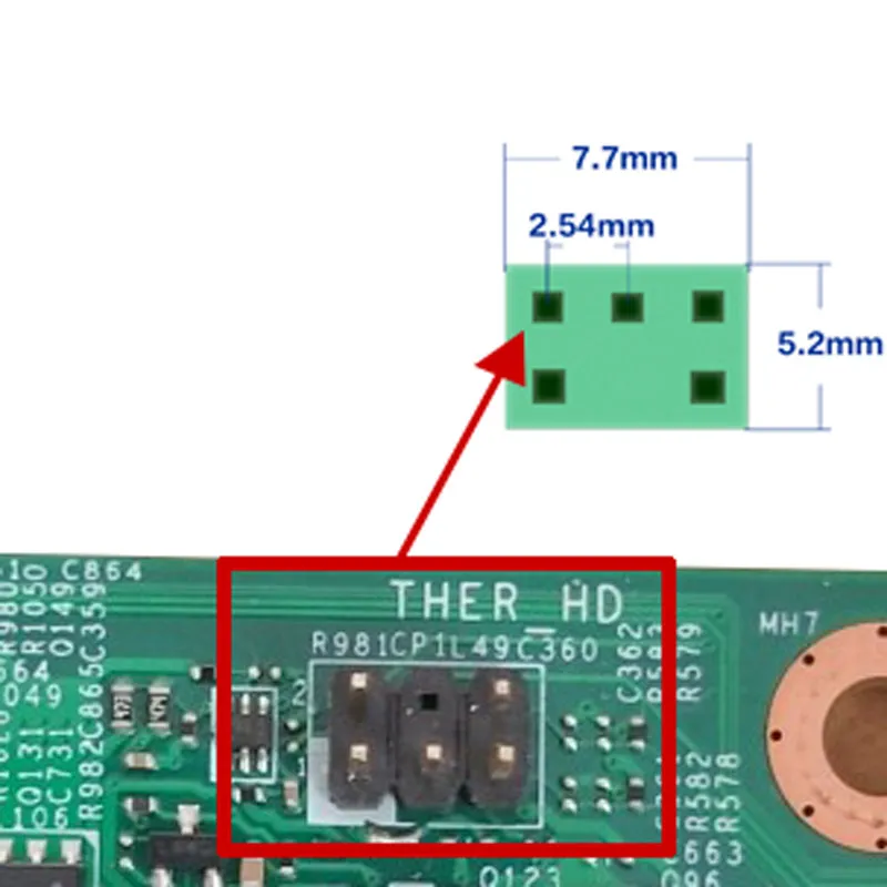 THER_HD Temperature Sensor Cable Probe For Desktop Server Motherboard Temp Detect Speed Control Switch