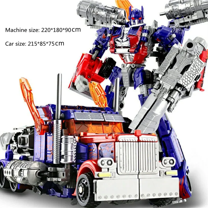 Transformations-Spielzeugroboter Auto aus Legierung und Kunststoff YS04A Optimu Prim Actionfigur Anime-Filmreihe Geburtstagsgeschenk