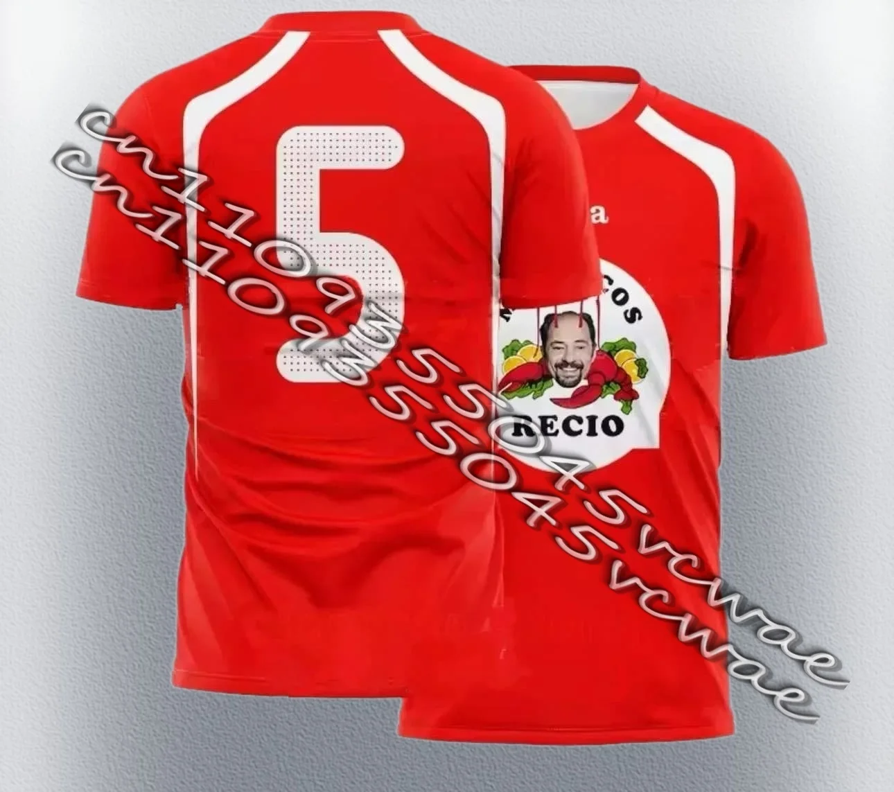 

FamilyMatching Sportswear, Seafood and Shrimp Recio T-shirt, Casual Christmas Gift, Top-quality Parent-child Matching Clothing
