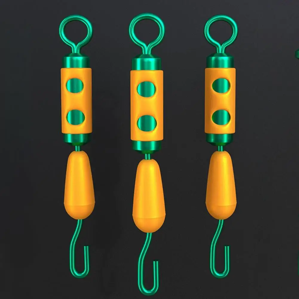 10Pcs Buffer Sub-clamp Fishing Line Silicone Buffer 360-Degree Rotation Buffer Sub-Clamp Strong Pull Fishing Figure Eight Ring