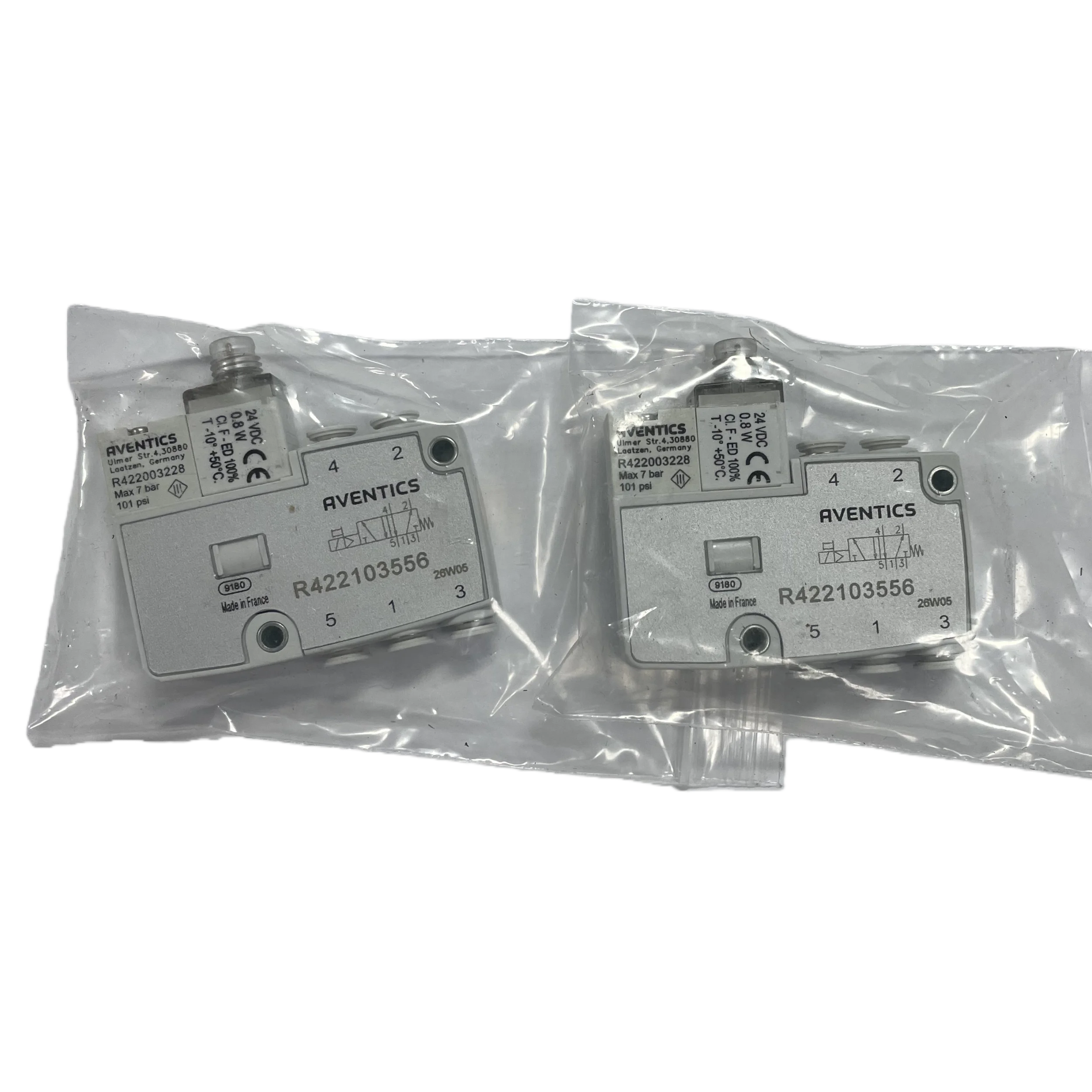 Anvoch Solenoid Valves, Including Models R422103556, R422103558, 0820038152, And 0820038652
