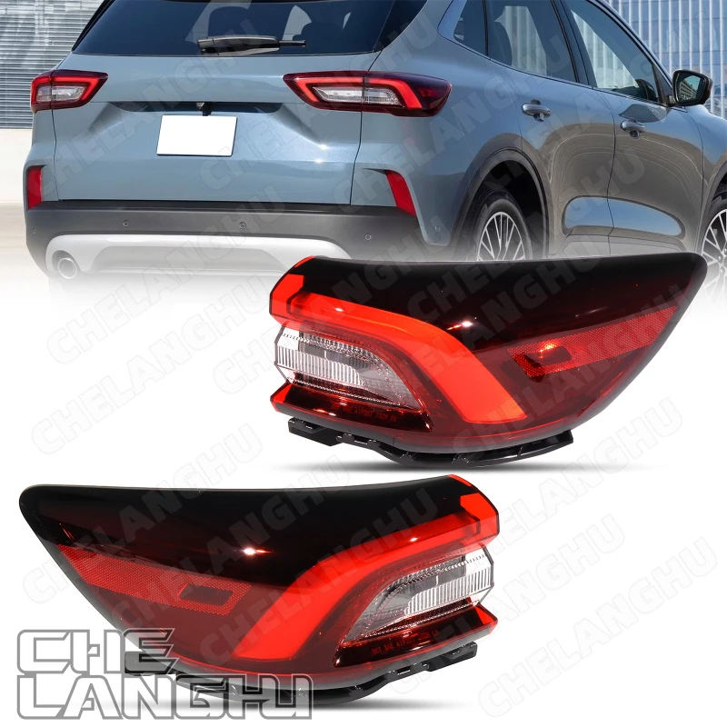 

LED Outside Tail Light For Ford Escape 2023 2024 US Version Car Accessories DRL Taillight Rear Lamp PJ6Z-13405-A PJ6Z-13404-A