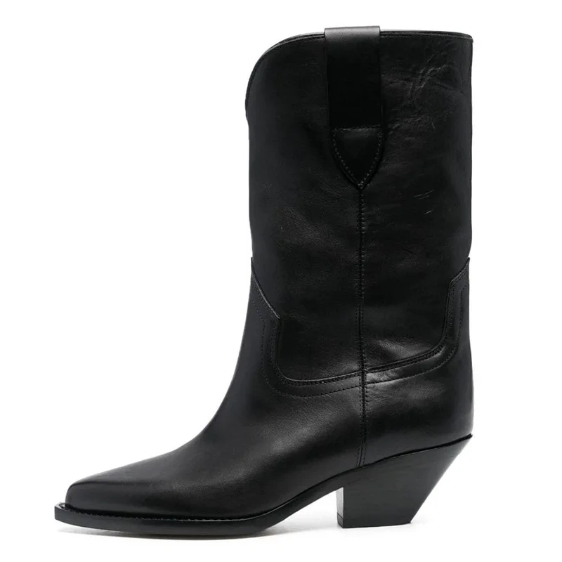 

New Autumn And Winter European And American Women's Fashion Retro Women's Short Boots High Quality Banquet Western Boots