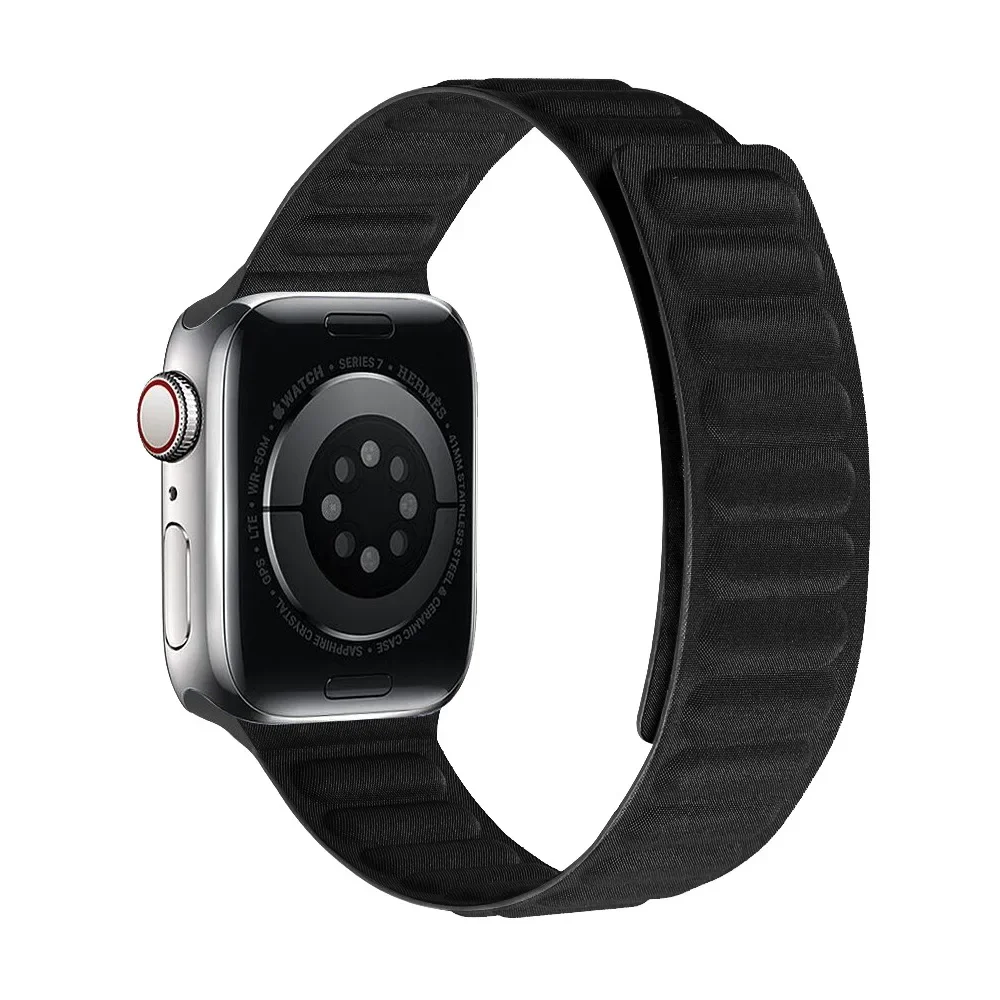 

Силиконовый ремешок для Apple watch Ultra 49 мм 10 46 мм 42 мм 9 8 7 45 мм 41 мм Магнитный сменный браслет для iwatch 6 5 4 SE 44 мм 40 мм