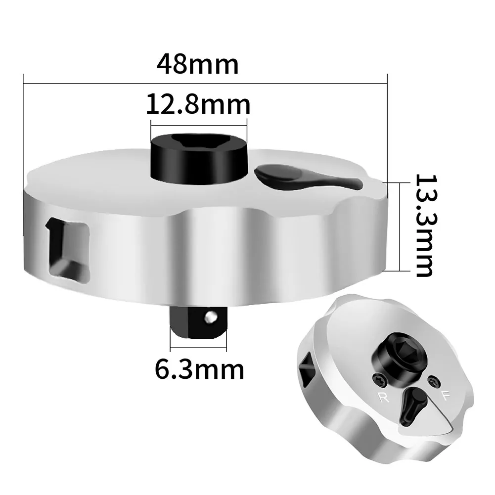 Mini Ratchet Wrench Compact Wrench As Picture Comfortable Handling Tool Compact Size Tool Efficient Ratcheting Motion