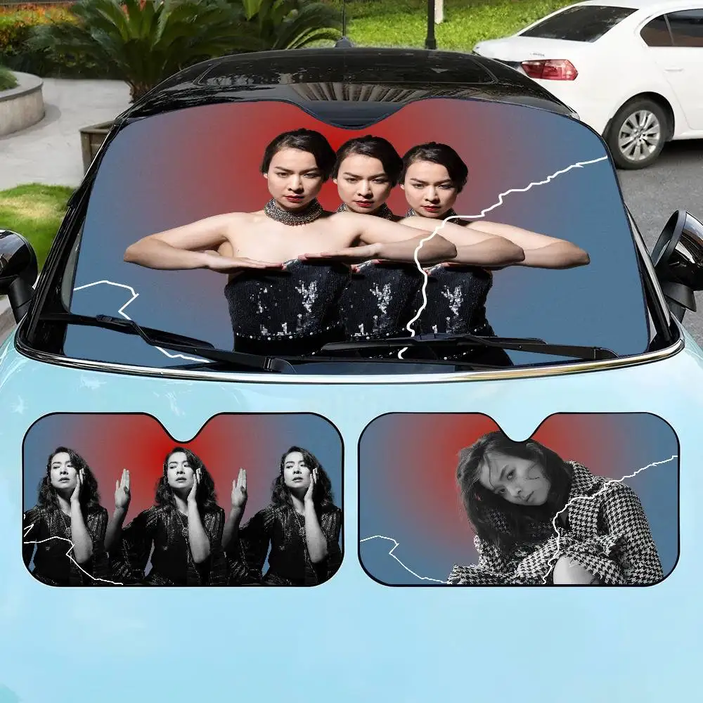 Mitski First Love Windshield Sunshade Car Window Windscreen Cover Sun Shade Auto Sun Visor Car-covers Car Solar Protection