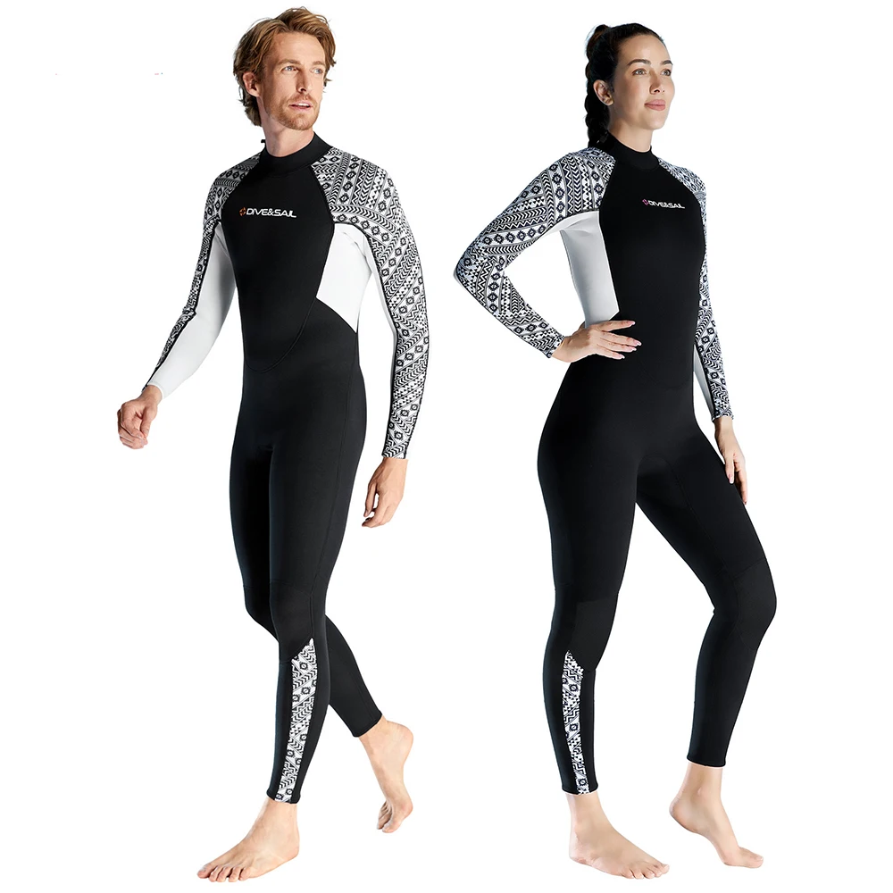 

2/3MM Neoprene Wetsuit Full Body Women Men Diving Suit Scuba Snorkeling Surfing Water Sport Keep Warm Long Sleeve Diving Clothes