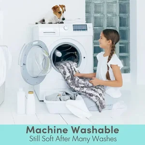 بطانية المريحة الضبابية ، فائقة النعومة ومريحة للحصول على أقصى درجات الدفء والصفاء لحيوانك الأليف أعلى 8 بطانية شعر أعلى مبيعات - No4