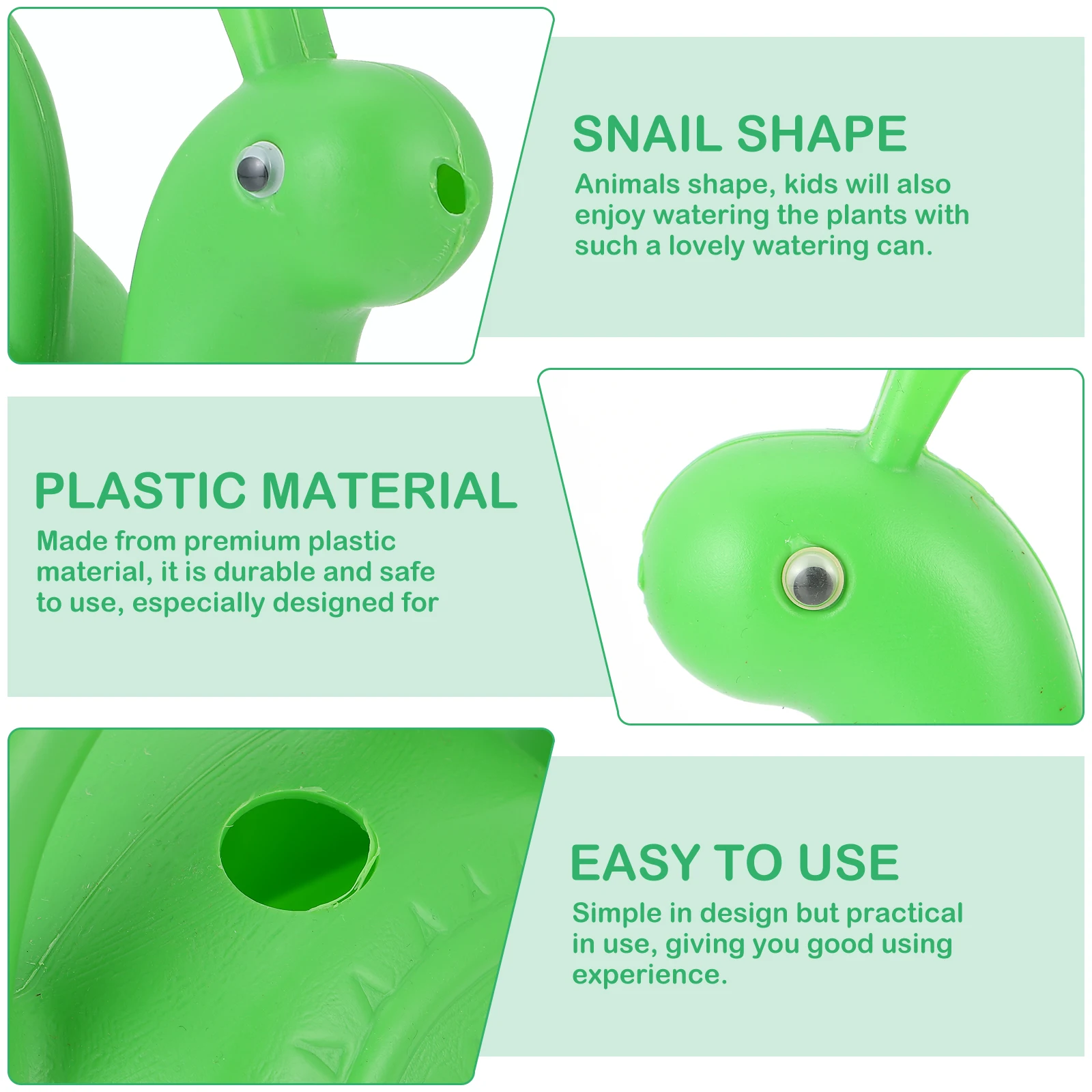 

Snail Watering Can Cartoon Animal Shape Kids Garden Tool For Plants Flowers Plastic Watering Pot Kids For Sand Beach Pool Play