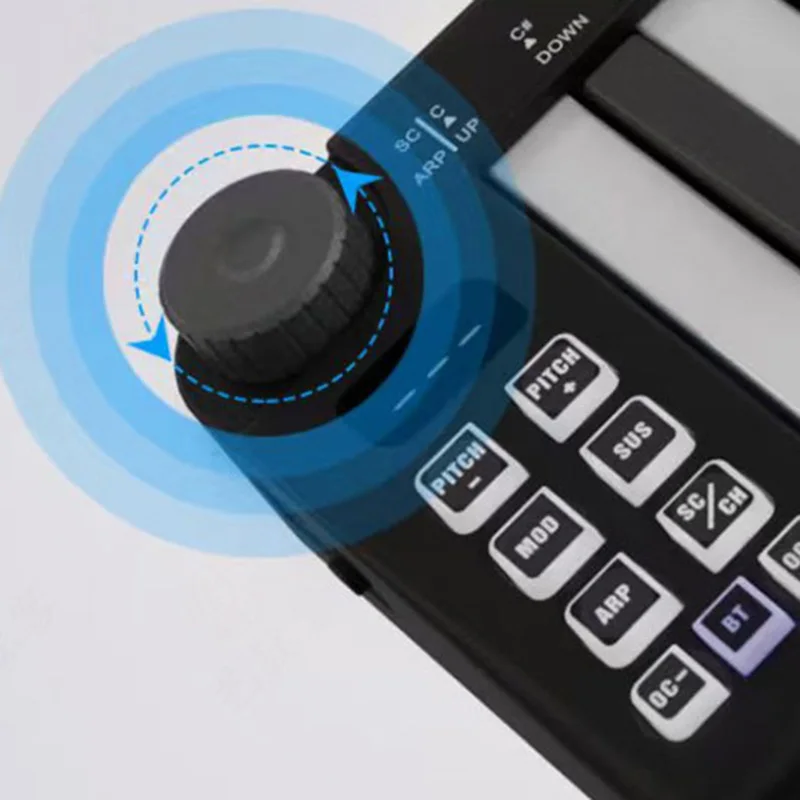 Teclado midi profissional, mini controlador portátil de 25 teclas, teclado de música multifuncional com interface usb, sintetizador elétrico