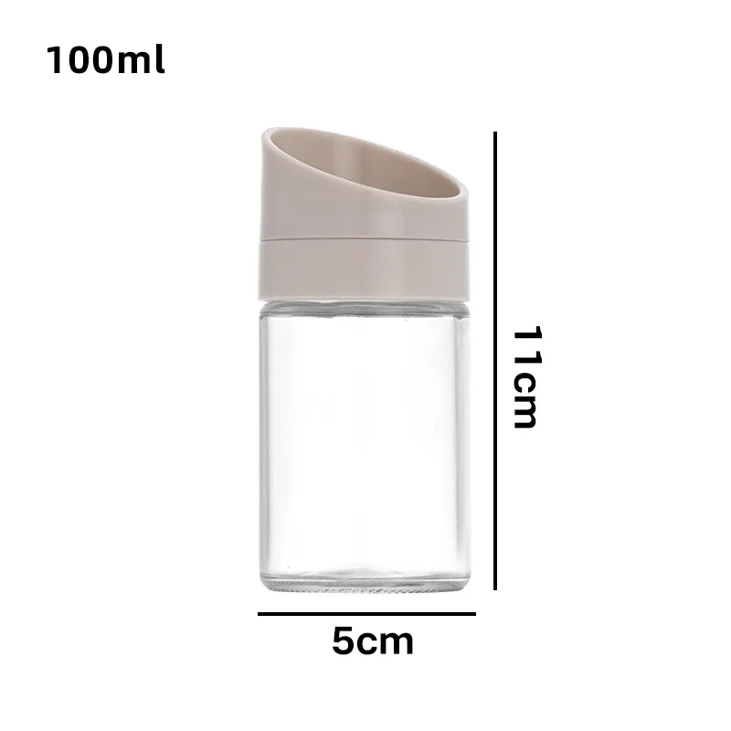 Three Calibers 360° Rotating Spice Pot Kitchen Salt Shaker Aginomoto Jar Sugar Bottles Household Multifunctional Seasoning Tools