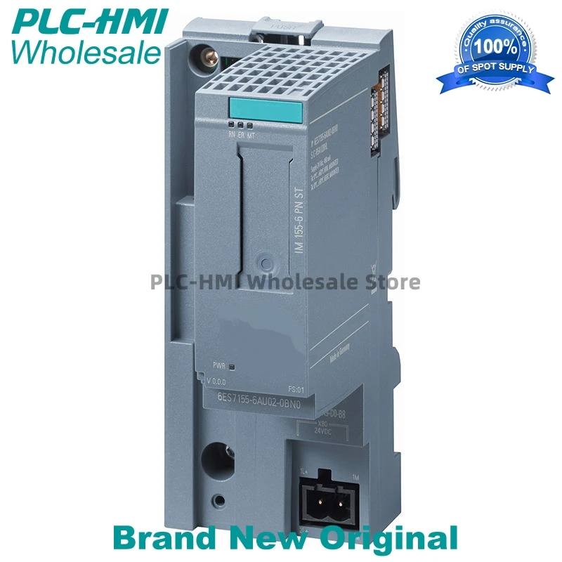 6ES7155-6AU02-0BN0 6ES71556AU020BN0 SIMATIC ET 200SP, PROFINET interface module IM 155-6 PN ST Original Brand New