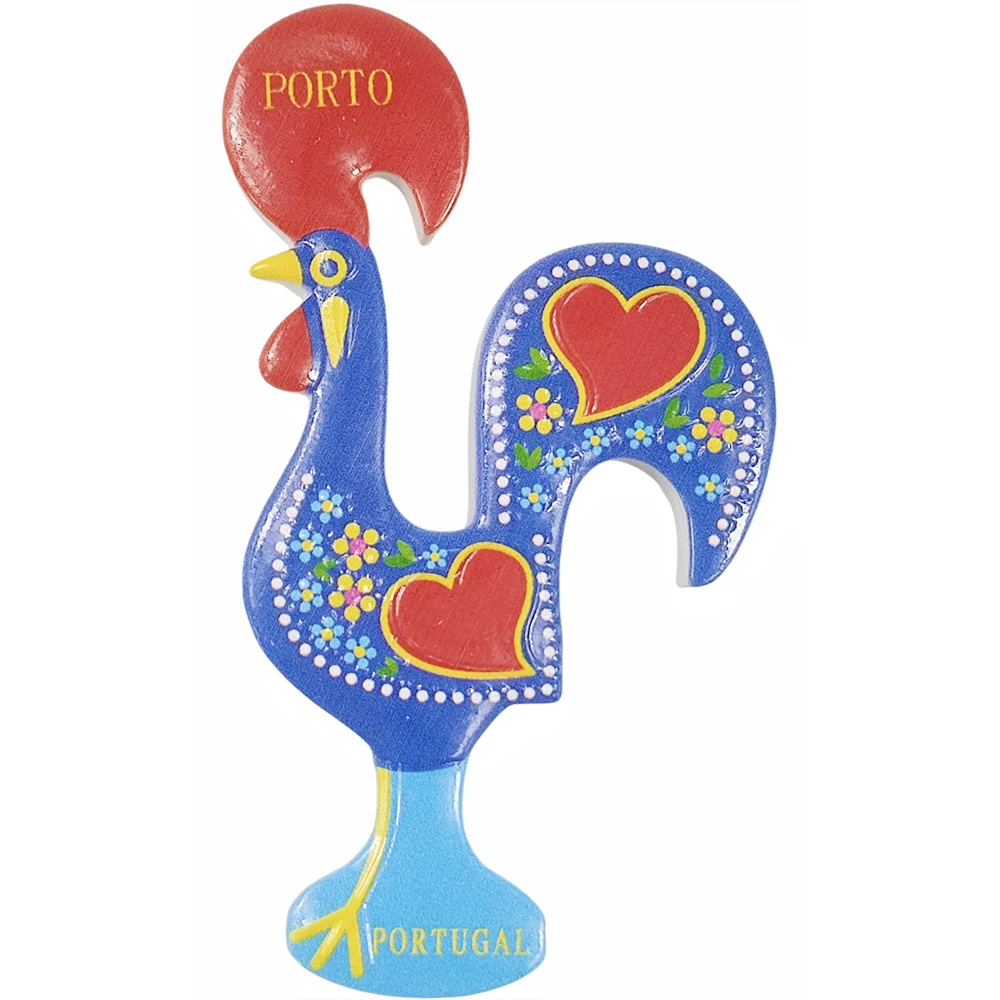 Imán de nevera 3D Porto Portugal, regalo de recuerdo, colección de pegatinas magnéticas de resina para refrigerador, decoración del hogar