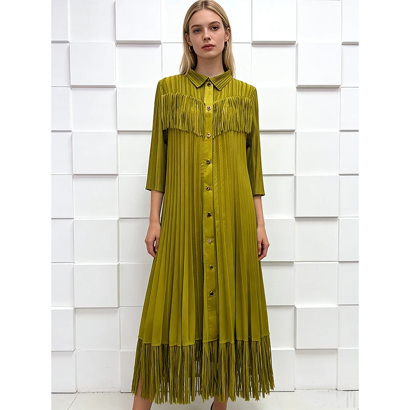 

Loose Heavy Embellied Ruffle Dr with Collar Open Cardigan Southeast Asia Cross Border Ethnic Sle Women's Faion