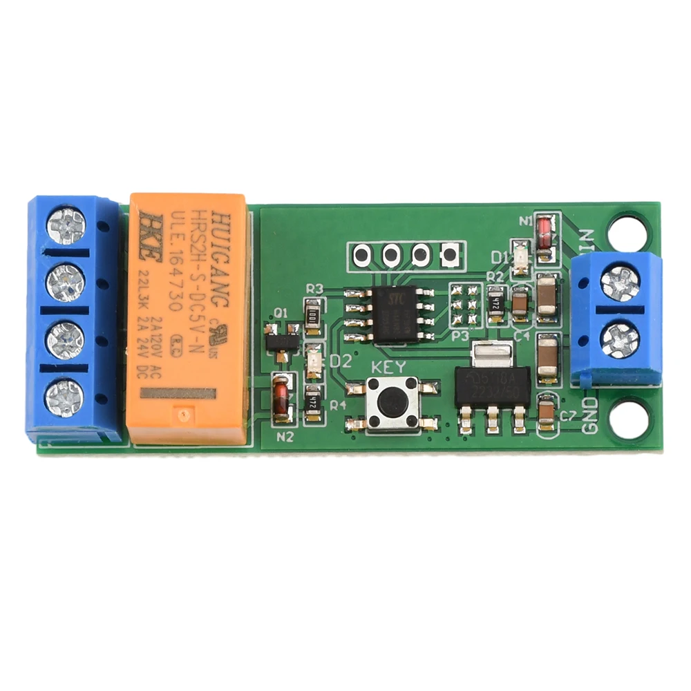 1pc Motor Reverse Polarity Module Time Adjustable Delay Relay 2A Drive Current Signal Generator DC 5/6/9/12V