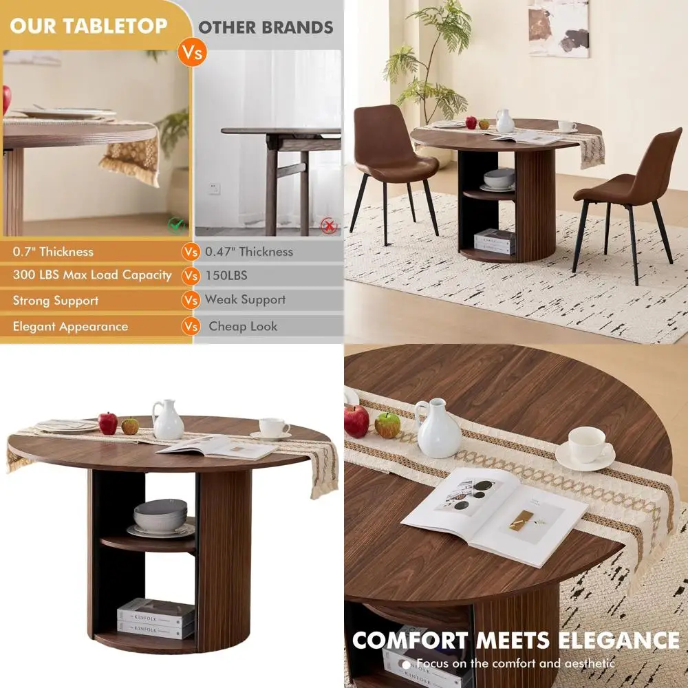 Round Pedestal Dini…