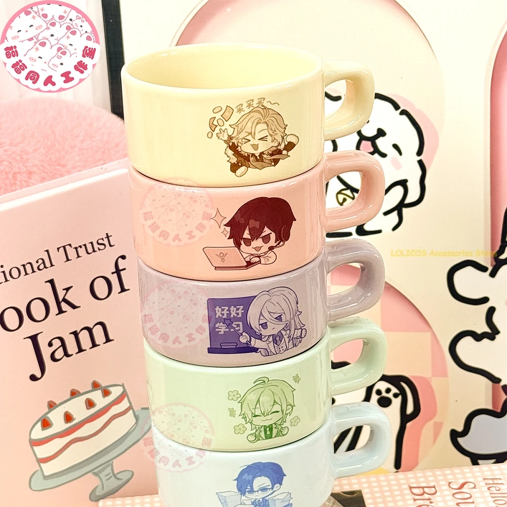 Para todos los tiempos Ayn Alkaid Rorschach Esmeralda Clarence periférico dibujos animados Anime Taza de cerámica café taza de agua Cosplay regalo de cumpleaños