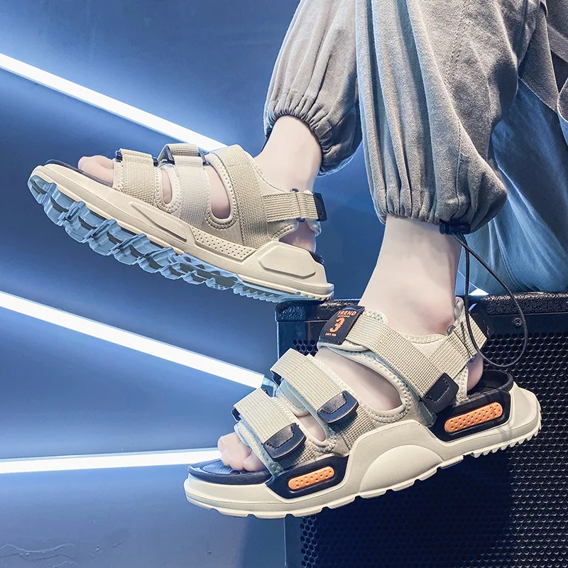 

Men Hiking Beach Sandals Summer Lightweight Non-slip Men Open-toe Travel Walking Shoes Outdoor Comfortable Man's Sports Sandals