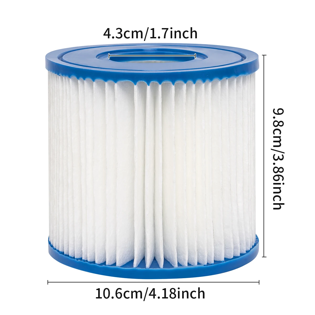 Type D Filter Cartridge For Intex Swimming Pool & Spa, Summer Waves P57100102 P57000104 SFS-350 RP-350 RP-400 RP-600 RX-600