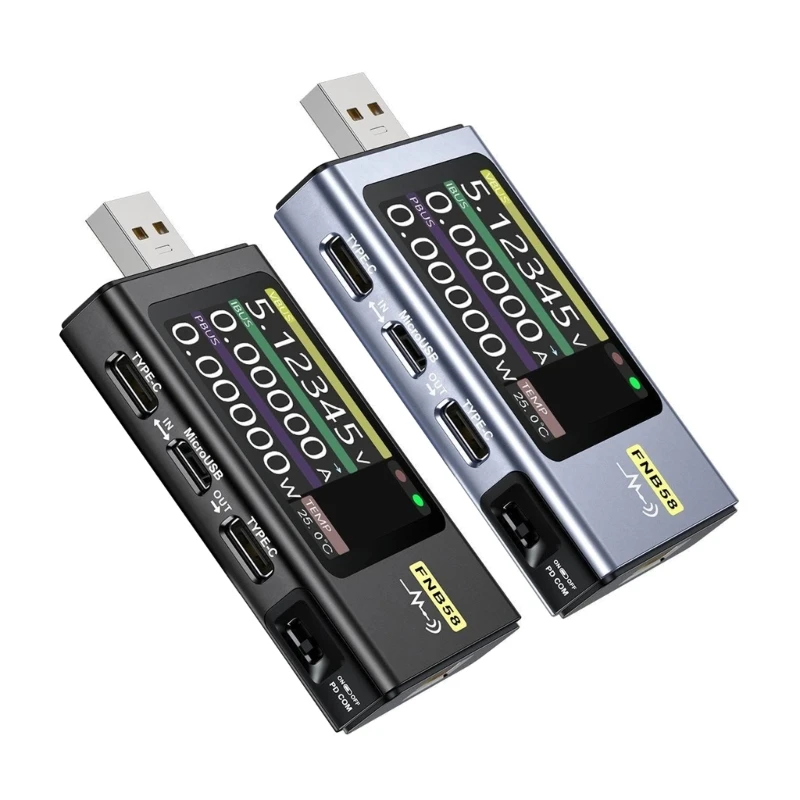 FNB58 Portable USB and Current Tester with 2