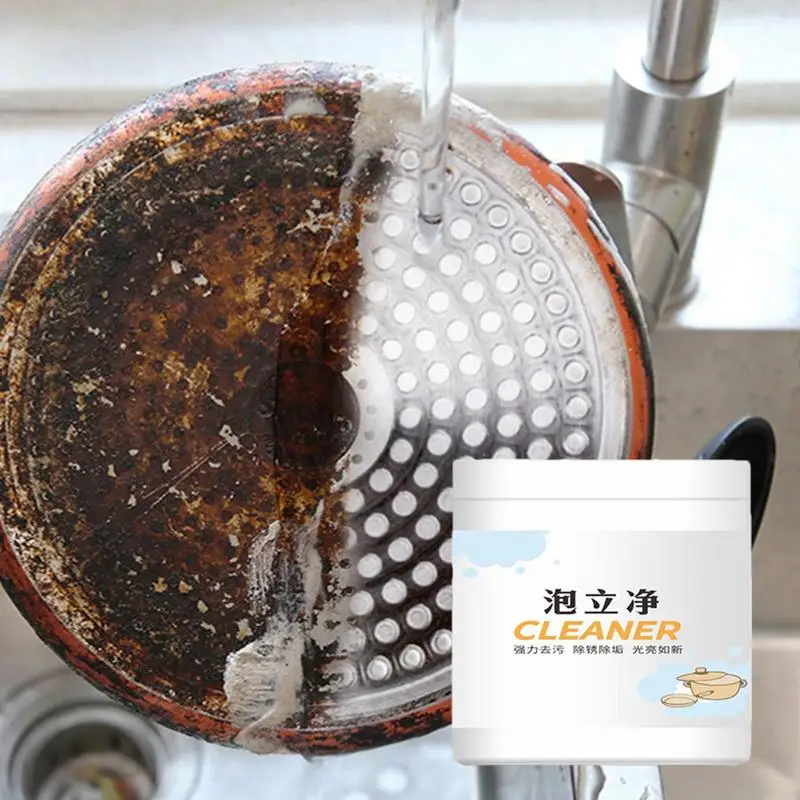 

Мощное кухонное универсальное порошковое средство для очистки кухни сильное грязеотталкивающее средство пузырьковый порошок кухонные аксессуары