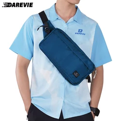 DAREVIE Cycling Sling Bag Waterproof Cycling Waist Bag With 4 Pockets Chest Bag Cycling Backack 3L Shoulder Bag Crossbody Bag