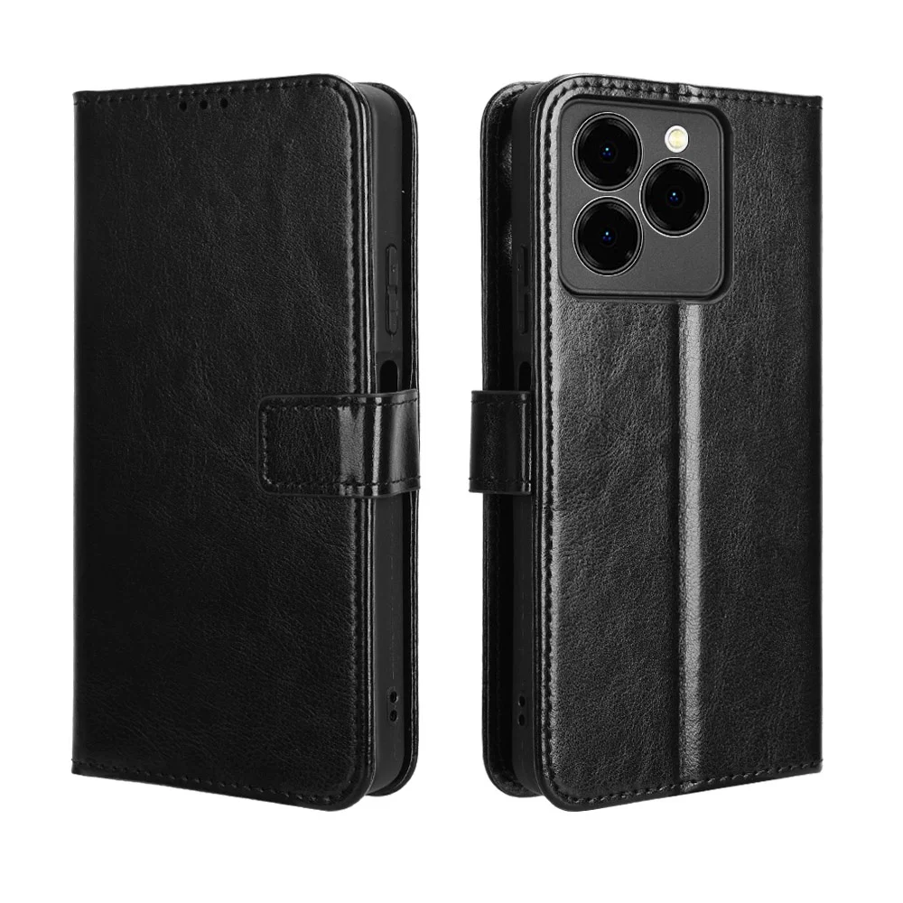 Para ulefone note 20 pro luxo flip couro do plutônio carteira cordão suporte caso à prova de choque para ulefone note 20pro saco do telefone