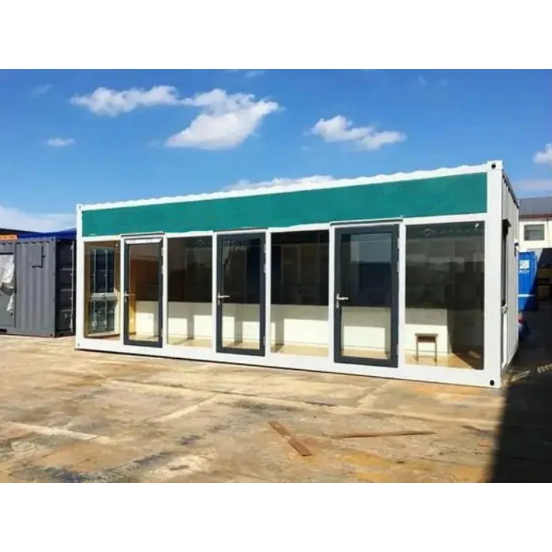 Customized Sea Container Commercial 20ft 40ft Food Bar Cafe Shipping Sea Container Coffee Shop Store with Windows for Sale