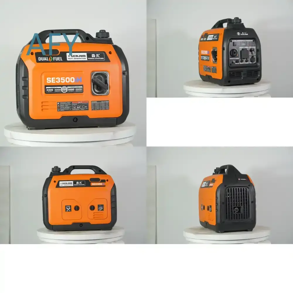 High Quality Petrol LPG 3200W Silent Inverter Generator Portable Dual Fuel Propane Generator for Home Camping Use for