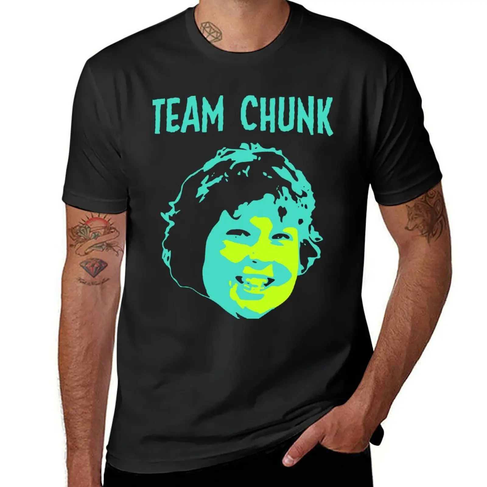

Team Chunk T-Shirt anime clothes for a boy rapper graphic tees man t shirt mens graphic t-shirts
