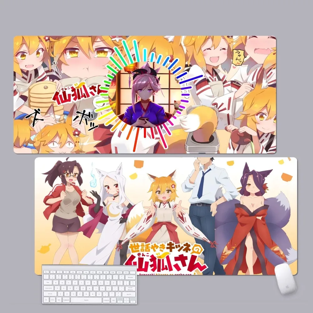 The Helpful Fox Senko-san Fashion Gamer Speed Mice Retail Small Rubber Mousepad Size For Keyboards Mat Boyfriend Gift