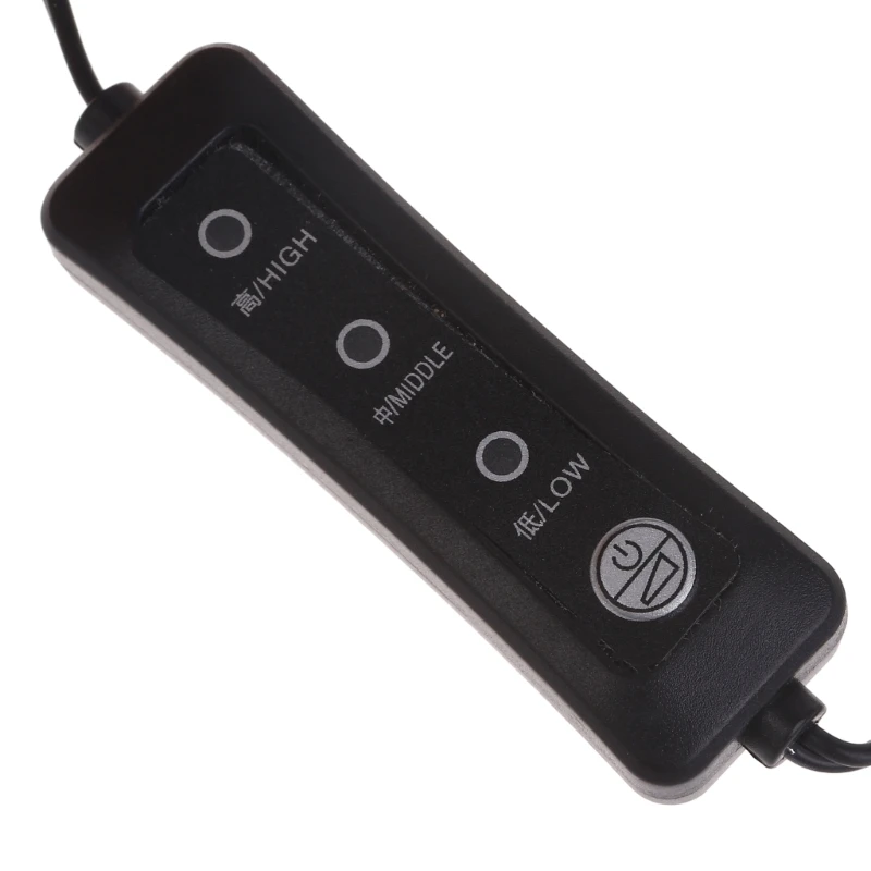 alimentação USB DIY Solda para câmeras ventiladores luzes LED 5V com interruptor