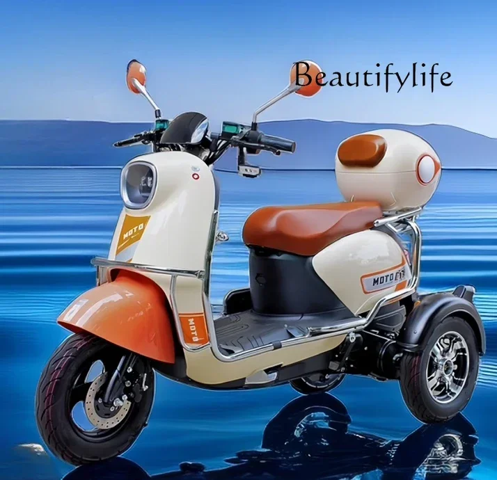 New Fuel Three Wheeled Motorcycle Mountain Climbing King Small Gasoline Lady Scooter