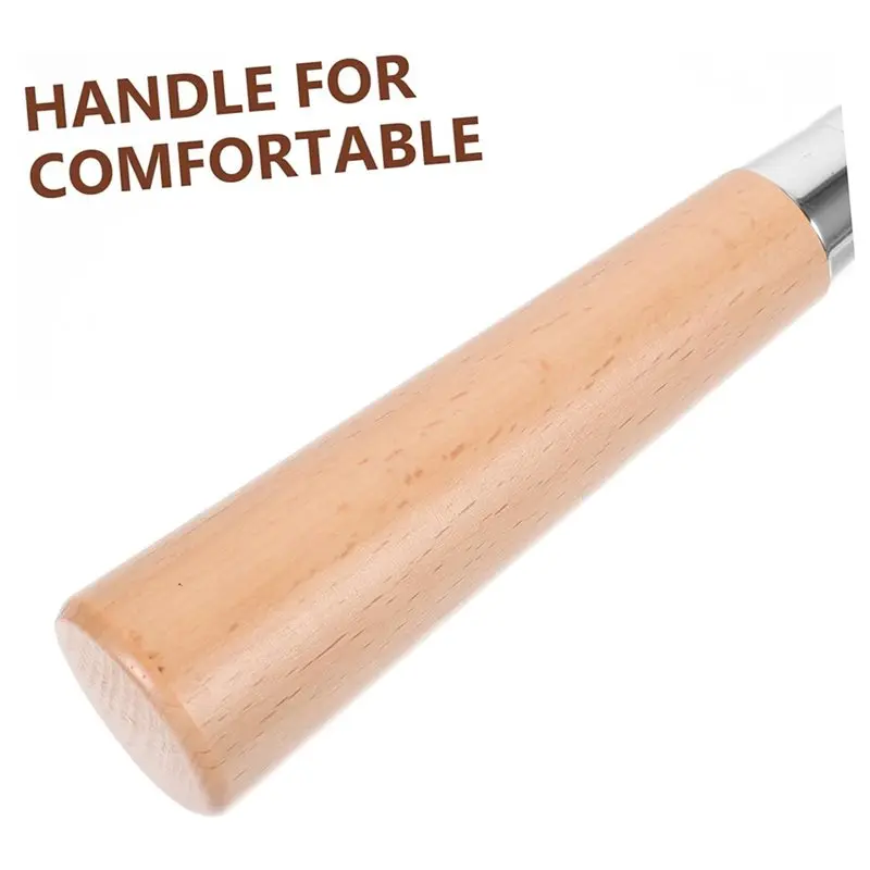 

YCOC-Espresso Coffee Machine Accessories Beechwood Coffee Handle With 2 Ears 51Mm Extraction Handle