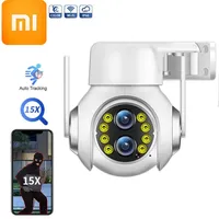 Xiaomi 2025 15X Zoom PTZ Camara Two-way Audio 5MP Security Surveillance Linkage Tracking Dual-Lens Wifi Home Outdoor Camera