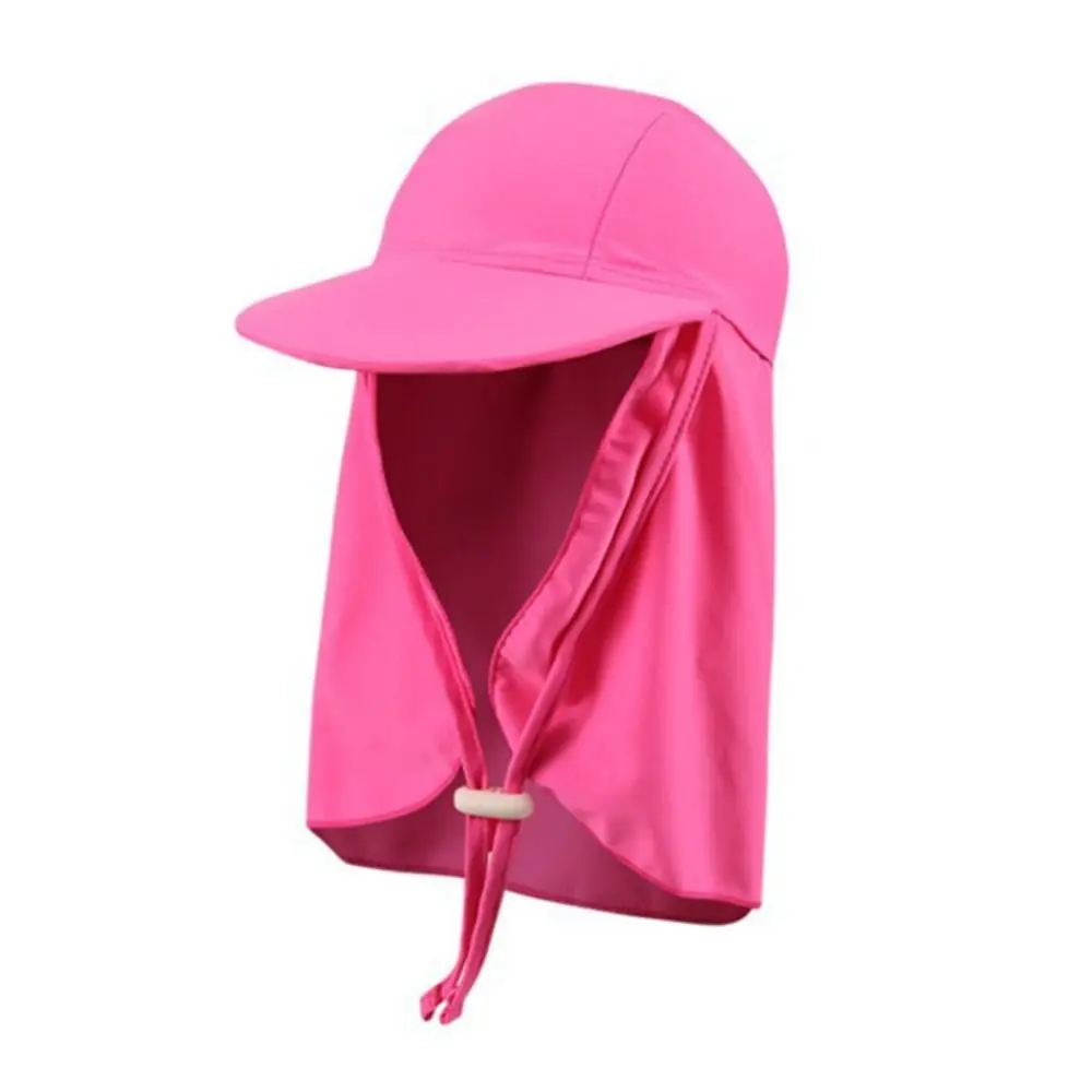 

Gift Multicolor Kids Anti-UV Sunscreen Hat Nylon Breathable Child Beach Cap Outdoor Swimming Large Brimmed Hat Unisex