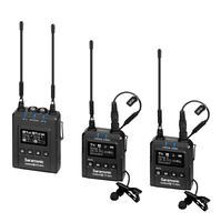 Saramonic UwMic9S Kit2 Mini 2 Person Cordless Microphone Professional UHF Wireless Lavalier System for Camera Recording