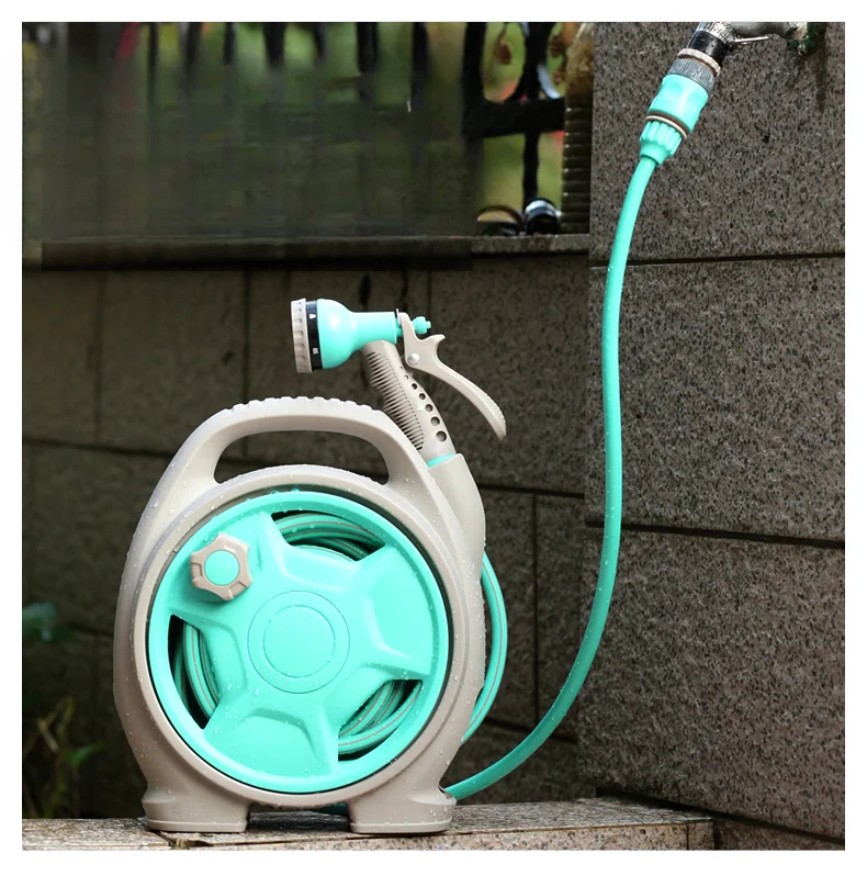 

For car wash water gun watering flowers watering hose nozzle garden high pressure portable storage rack