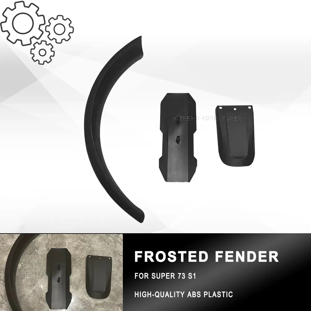 Super73 Mudguard  Frosted Surface Mudguard Front, Middle,Rear Guard FOR Super73 S1 Accessory Modification