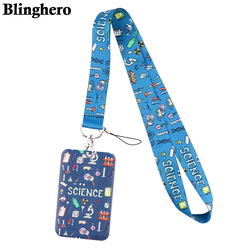 

Шнурок CB830 Science для ключей, брелок для удостоверения личности, паспорта, сотового телефона, веревка с петлей, держатель для ключей