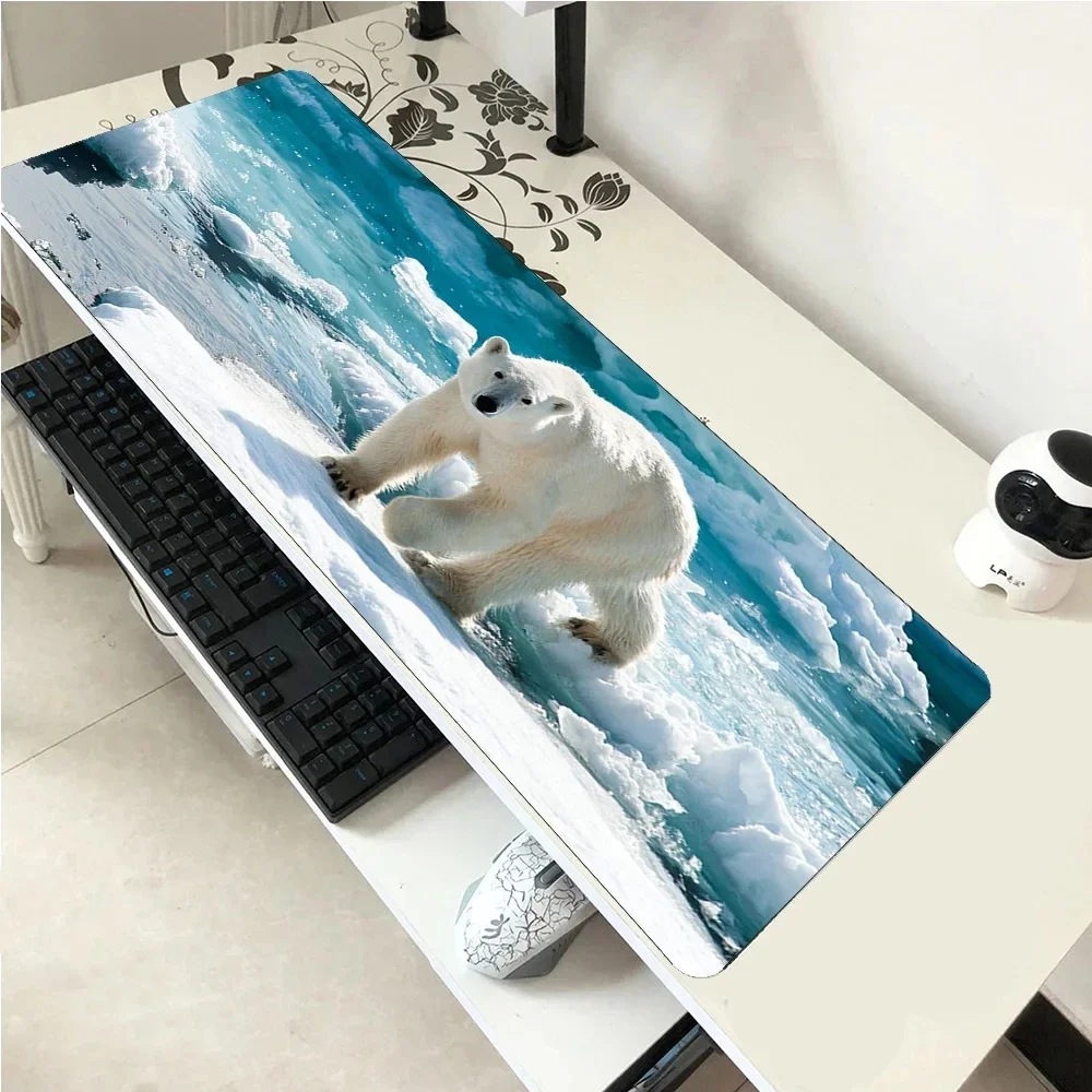 

Polar Bear Padmouse Kawaii 900x400x4mm Gaming Mousepad Game Hot Sales Mouse Pad Gamer Computer Desk Home Mat Notbook Mousemat Pc