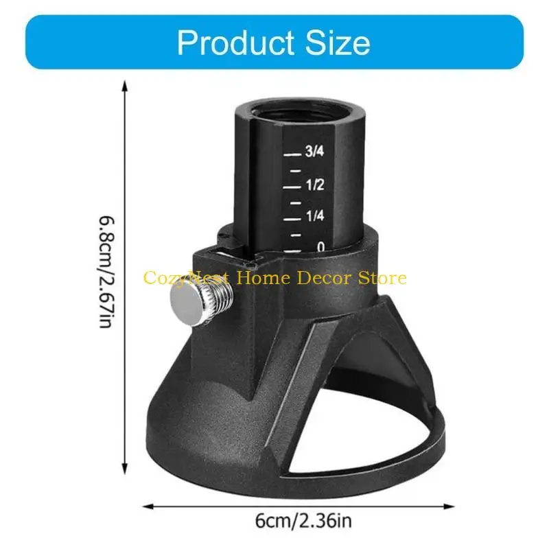 92MF Rotary Tool Cutting Guide Set for Efficient Multiple Materials Crafting Detailed Work Polishing Carving Grinding Locator