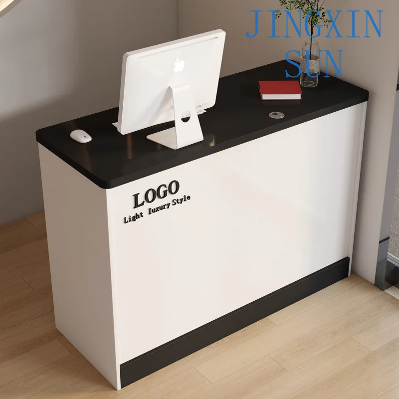 Bar Checkout Page Front Desk Counter for Small Shop Modern Retail Store Clothing Boutique Women's Apparel Nail Salon Hair