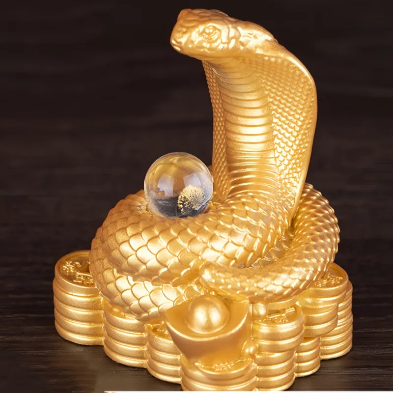 Snake Resin Statue - Versatile Indoor & Outdoor Decor, No Electricity Required, Perfect for and Mother's & Father's Day Gifts