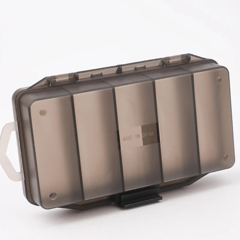Y1UB Clear Fishing Tackle Box Storage Case Fishing Lures Bait Hooks Storage Box image 5