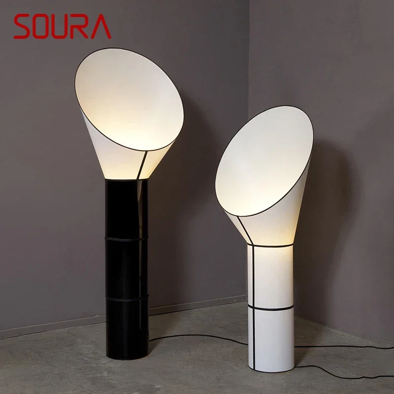 

SOURA Nordic Modern Floor Lamps creativity Horn Living Rooms Bedrooms Hotels Villas Minimalist Artistic Lighting Fixtures