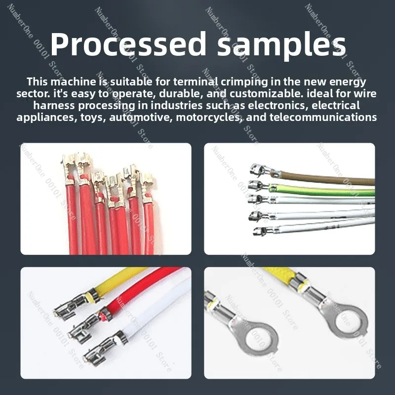 Customized crimping wire riveting 2T automatic end machine, ultra-quiet automatic terminal machine riveting machine manufacturer
